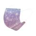 Disposable Face Shield 50Pcs Breathable Face Cover with Gradient Printed - Comfortable Protective Schal for Men Women A One Size