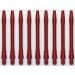 3 Sets of Winmau Aluminum Dart Shafts (9 Shafts) Red Short