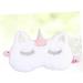 FRCOLOR Trumpet Embroidered White Sleeping Mask - Cute Masquerade Eye Mask for Sleep - 1 Count - Buy Online on GoSupps.com