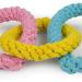 Petface Little Dog Toy with Rope Hearts | Durable Chew Toy for Small Dogs | Shop Internationally - Buy Online on GoSupps.com
