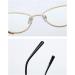 Kachawoo Anti Blue Light Glasses for Women - Cat Eye Optical Half Frame Eyeglasses in White Gold Metal - Buy Online on GoSupps.com