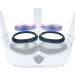 2x Magnetic Lens Rings - Scratch-Resistant Glasses Relieve Eye Fatigue Magnetic Frame - Buy Online on GoSupps.com