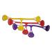 3x Snappi diaper clips in various bright colors