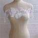 2 Pack Flower Lace Applique Patches for DIY Wedding Dress - White Embroidered Collar Material - Lace Fabric - Buy Online on GoSupps.com
