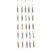 EatMyTackle Ballyhoo Teaser Strips - 5 Reflective Bait Fish Teasers (5 Pack)