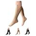 30-40 mmHg Extra Firm Compression Closed Open Toe Wide Zipper Socks (2X-Large Open Toe Nude) Open Toe Nude 2X-Large