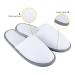6 Pairs Combo White Spa Slippers Closed Toe - Disposable Indoor Hotel Slippers with Fluffy Coral Fleece for Comfort - Ideal for Guests, Hotels, and Travel - Buy Online on GoSupps.com