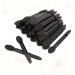 Baluue 150 Pcs Women Eyeshadow Brush Eye Shadow Applicator Double-end Eyeshadow Brushes Face Sponge Black - Buy Online on GoSupps.com