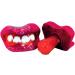 Halloween Trick or Treat Sweets - Fruit Flavoured Hard Candy Zombie Halloween Candy Teeth Pop - Pack Of 15 (Vegetarian/Vegan) - Individually Wrapped - Buy Online on GoSupps.com