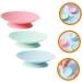 KALLORY Kids Bowl Suction Pad Set - 3pcs | Suction Cup Stickers | Silica Gel | Tricolor - Buy Online on GoSupps.com