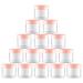 YUIP 30 Pieces Cosmetic Container 20ml Plastic Travel Jars Round Clear Wide-mouth Leak Proof Plastic Container Jars with Lids for DIY Travel Makeup Creams Lotion Lip Balm Eye Cream (1 oz Pink)