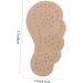NOLITOY Non-Slip High Heel Insoles - 2 Pairs Gel Cushions for Sweat Absorption & Comfort - Perfect for Leather Sandals & Heels - Beige 8x4.2CM - Buy Online on GoSupps.com