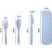 4 Sets Wheat Straw Portable Reusable Cutlery | Eco-Friendly Tableware for Travel, Picnic, Camping | Includes Spoon, Knife, Fork | Adult & Daily Use | 4 Colors - Buy Online on GoSupps.com