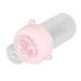 Buy Pink Silicone Baby Feeder & Squeezing Spoon - Skin-Friendly Safe Toothed Pacifier for Outdoor Use - Buy Online on GoSupps.com