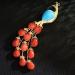 Pin Jewelry Gifts for Women Ladies Fashion Elegant Accessories Red Peacock Shaped Animal Brooch Luxury Wedding Banquet Brooch Accessories Brooches & Pins - Buy Online on GoSupps.com
