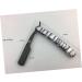 Angoily 2-St Safe Steel Razor for Men - Metal Straight Hairdresser Knife for Precision Grooming - Buy Online on GoSupps.com