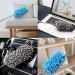 Microfiber Duster with Telescoping Extension Pole - Extendable Washable Mini Dusters for Cleaning Car, Window, Furniture & Office (Blue/Grey) - Buy Online on GoSupps.com