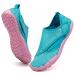 CIOR Kids Boys Girls Water Shoes Comfort Closed-Toe Sport Athletic Sandal Aqua Lightweight Walking Shoes(Toddler/Little Kid/Big Kid) 4 Big Kid 549.light Blue