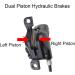 BUCKLOS Shimano MT200 MTB Hydraulic Disc Brakes Set - Rear Only | 800mm Front & 1550mm Rear | Universal Calipers for MTB XC Trail, e-Bike, Fat Bike - Buy Online on GoSupps.com