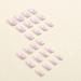 JUSTOTRY 24 pcs Medium Purple French Press on Nails - Nude Ballerina Stick on Nails for Women | Acrylic Coffin False Nails with Glue for Nail Art - Buy Online on GoSupps.com