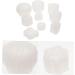 NUOBESTY 9pcs Flower Silicone Mold Epoxy Resin Candle Mold 3d Succulent Mold Aromatherapy Plaster Manual White 4X6X6CM - Buy Online on GoSupps.com