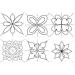 Score of Four Motif Stencil for Quilting - Full Line Continuous Template for Free Motion, Domestic Machine, Hand, and Long-Arm Quilting | 30692 - Buy Online on GoSupps.com