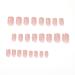 Justotry 24-Piece Gold Angular Nails | Glitter Press-On & Nude Artificial Nails | Square French Fingernails for Nail Art - Shop Now! - Buy Online on GoSupps.com