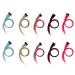 TYREE Multi-Colour Highlighted Hair Extension Hairpin Long Straight Hair Clip Trimmable for Hair False Hair 3.2x55cm