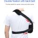 Medical Arm Shoulder Sling with Back Belt | Shoulder Immobilizer Stabilizer for Men & Women | Lightweight Arm Sling for Elbow Wrist Injury | Size L - Buy Online on GoSupps.com