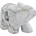Buy NUPUYAI ELEFANT Gemstone Crystal Figure - Lucky Charm for Feng Shui & Reiki Decor | White Howlite & Turquoise - Buy Online on GoSupps.com