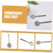 minkissy Cuill re Maquillage M tal Outil de Soin Facial R utilisable Petite Cuill re Cosm tique pour Application Pr cise de Cr mes et Masques 5.00X1.50X0.30CM argent - Buy Online on GoSupps.com