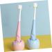 Outanaya Infant Toothbrush Set - 2 Soft Fur Cleaning Brushes for Babies & Kids | Perfect Gift for Baby Showers & Parties - Buy Online on GoSupps.com