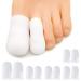 10 pieces of gel toe caps breathable toe protection new material silicone toe protection for bubbles chicken eye ingrown toenail pain relief due to friction and more
