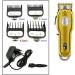 Full Metal Professional Hair Clipper - Cordless LCD Gold & Silver Electric Hairdresser Clipper for International Shipping - Buy Online on GoSupps.com