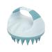 Scalp massage brush silicone shampoo scrubber scalp scrubber manual scale brush waterproof hair peeling tool for women men children (green)