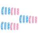 MAGICLULU 6 Boxes Nail Practice Rack Nail Tips Training Tool Fingernail Art Stand Nail Display Stand Tip Stand for Nails Nail Practice Holder Nails Gel Training Rack Manicure