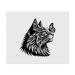 2 x Stylized Cat with Butterfly Microfiber Lens/Glasses Cleaning Cloths (LC00026025)