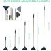 Telescopic Flat Mops - Double Sided Window Cleaner & Glass Wiper - Dark Blue - Buy Online on GoSupps.com