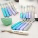 Twelve Toddler Toothbrush (1-3 Years) - Pastel Rainbow Colors - 12 Pack - Buy Online on GoSupps.com