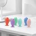 Bekecidi 12 Pcs Silicone Fish Toothbrush Caps | Macaron Color Travel Case & Bathroom Holder - Buy Online on GoSupps.com