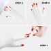 Unaone Anti UV Gel Manicure Gloves - 2 Pairs | UV Shield Protection for Gel Nail Lamp | Fingerless Design for Nail Art | White - Buy Online on GoSupps.com