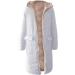 Shop Hanxiulin Oversized Plush Jacket for Women - Warm Lined Winter Coat Reversible Casual Fashion Hoodie - Buy Online on GoSupps.com