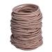 100 pieces elastic hair ties / hair bands / ponytail holders large quantity beige (blonde)