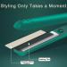 Flat Iron Hair Straightener & Mini Curling Iron - USB Interface for Versatile Styling (Black - Buy Online on GoSupps.com