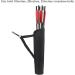 KRATARC Archery Crossbow Bolts Arrow Tube Hip Quiver Waist Hanged Carry Bag - 14.5 Depth | Fits 18 20 22 Arrows | Black - Buy Online on GoSupps.com
