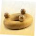 Gleavi 5-St Massage Device | Wooden Muscle Roller & Reflex Zone Tool for Back & Shoulder Massage - Buy Online on GoSupps.com