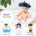 FUNUPUP Baby Shower Cap - Adjustable Hair Washing Shield for Kids - Blue - Buy Online on GoSupps.com