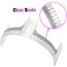 Beavorty 1pc Mask Eyebrow Shaper Ruler Professional Eyebrow Ruler Portable Eyebrow Ruler Standard Size Major - Buy Online on GoSupps.com