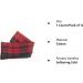 Unscented Microwave wheat bag - UK Made Heat Pack - NON Scent in Plum Tartan Cotton Gift Box Plum Tartan 1 Count (Pack of 1) - Buy Online on GoSupps.com