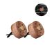 Yeejok Essential Oil Diffuser for Car with Vent Clip Wooden Stainless Steel Lava Stone Aromatherapy Diffuser Locket Mini Air Freshener for Travel 2 Pack